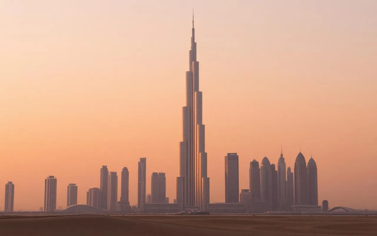 Skyline of Dubai, UAE — cover image for the 1 Minute Nomad city guide