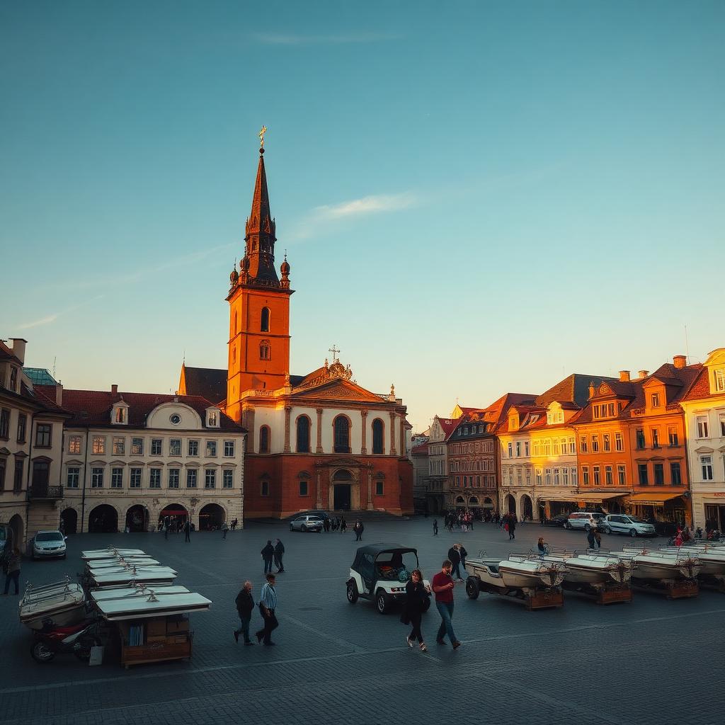 Skyline of Kraków, Poland — cover image for the 1-Minute Nomad city guide